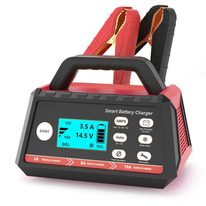 2A/8A/15A Smart Car Battery Charger