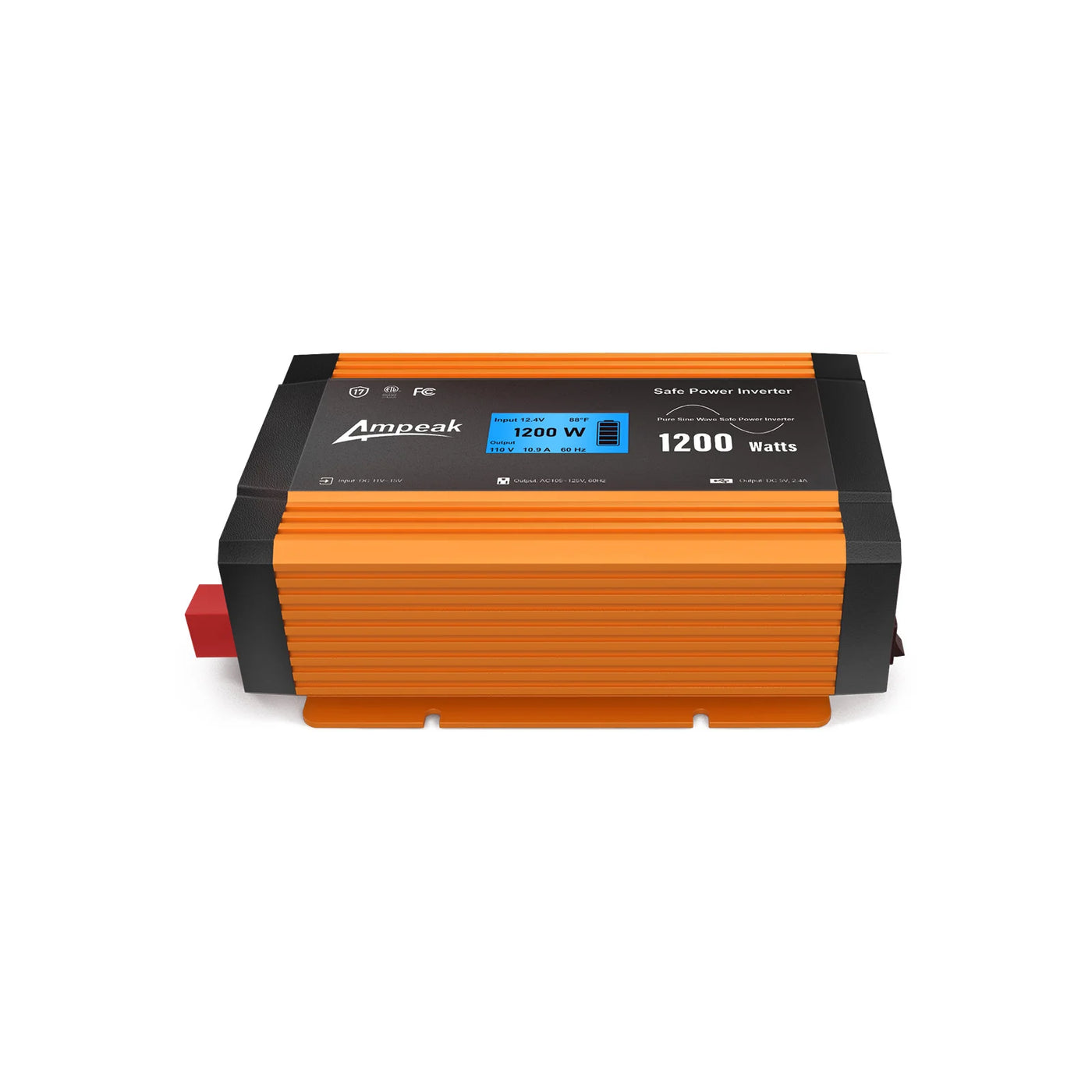 Ampeak 1200W Pure Sine Wave Power Inverter for Truck（ETL Certified）